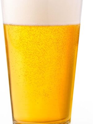 16 oz Pint Glasses Set of 12, All Purpose Heavy Duty Glasses, Glass Drinkware for Beer, Water, Soda and More